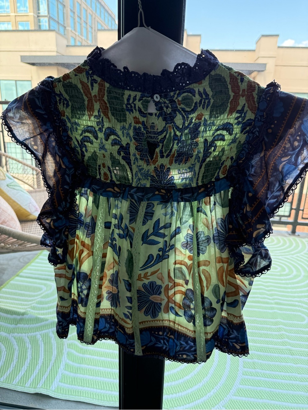 FARM Rio Sleeveless Ruffle Blouse - Picture 3 of 5